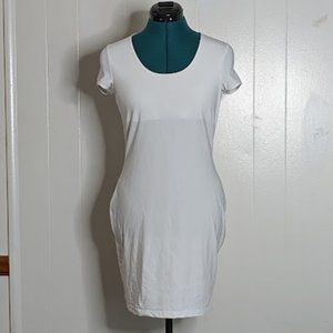 Bodycon White Dress. Size M.